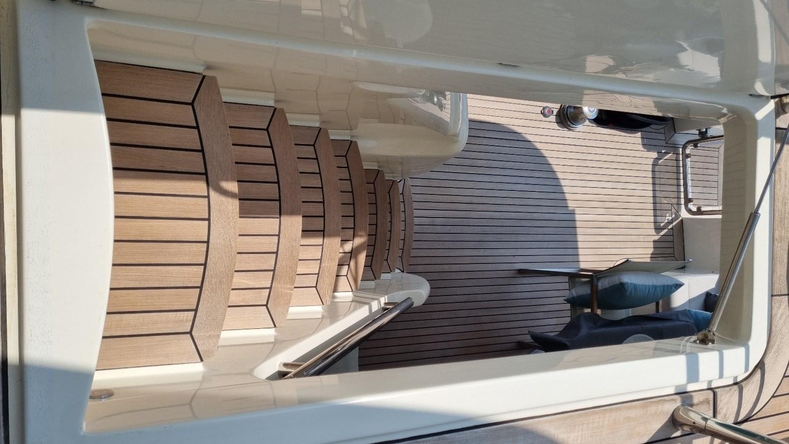 a room with a slide aboard FTS2 Yacht for Sale
