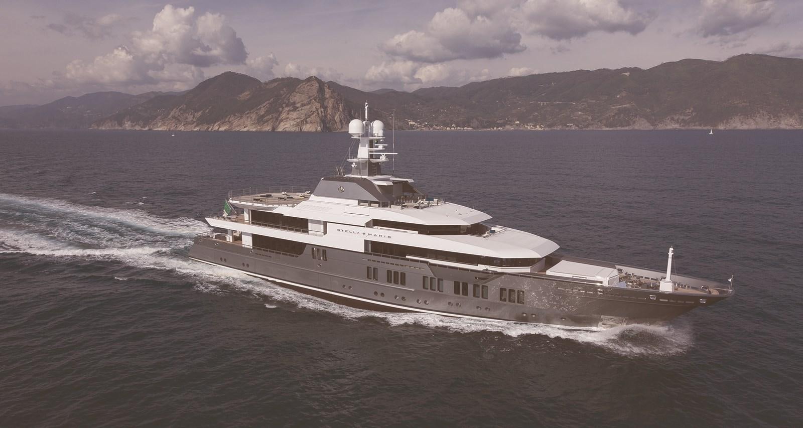 a ship on the water aboard STELLA MARIS Yacht for Sale