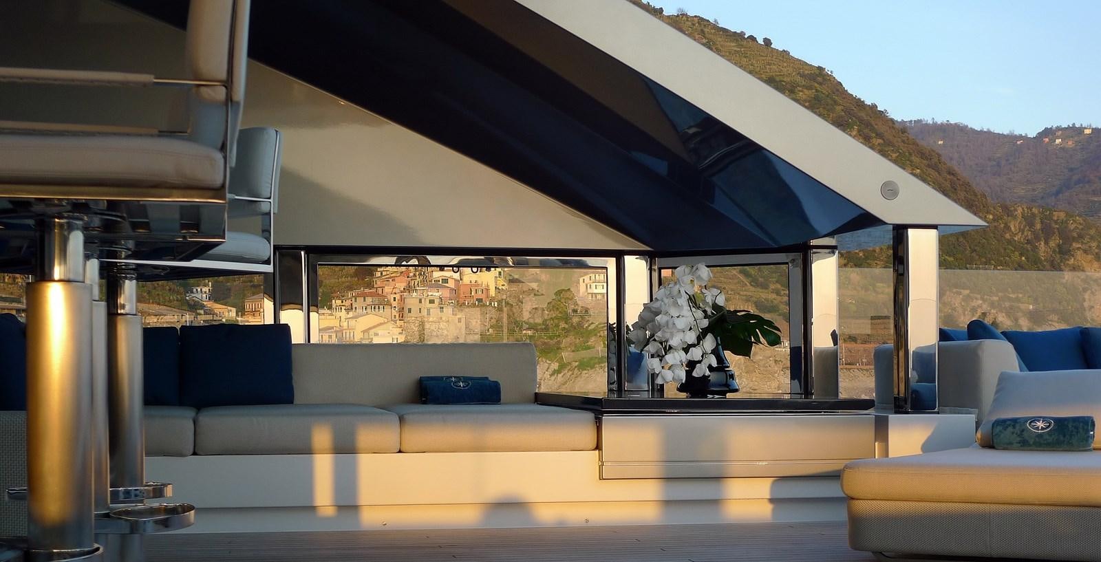 a large open living room aboard STELLA MARIS Yacht for Sale