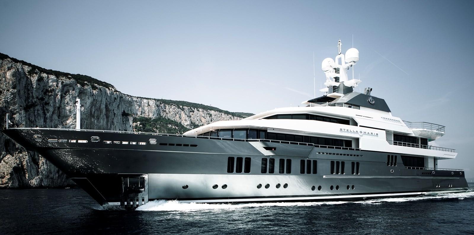 a boat on the water aboard STELLA MARIS Yacht for Sale