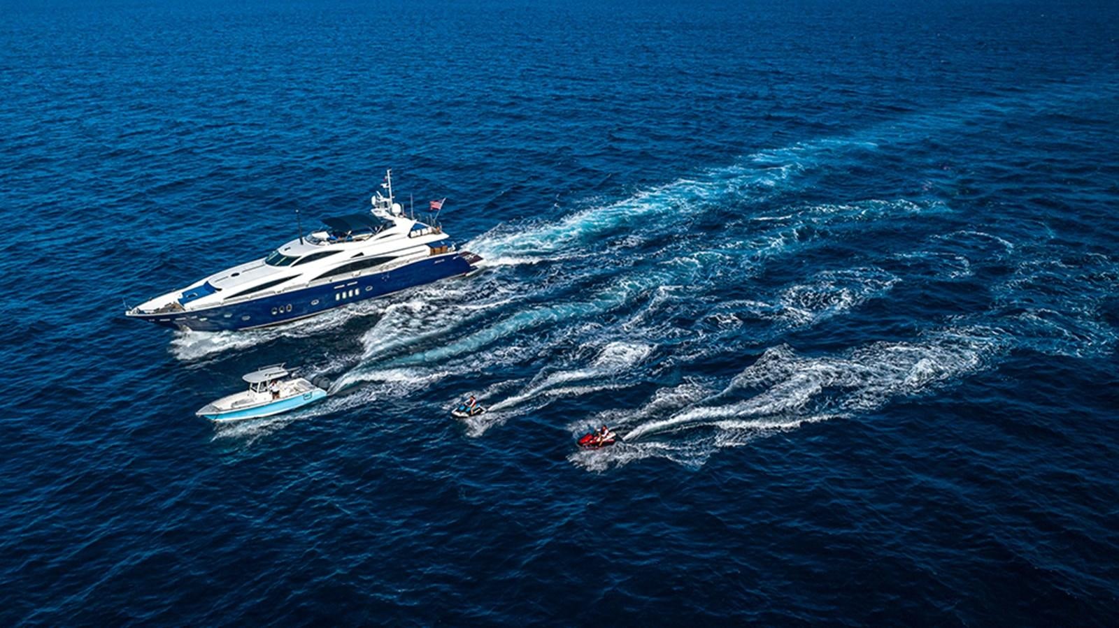 a ship in the water aboard KEFI Yacht for Sale