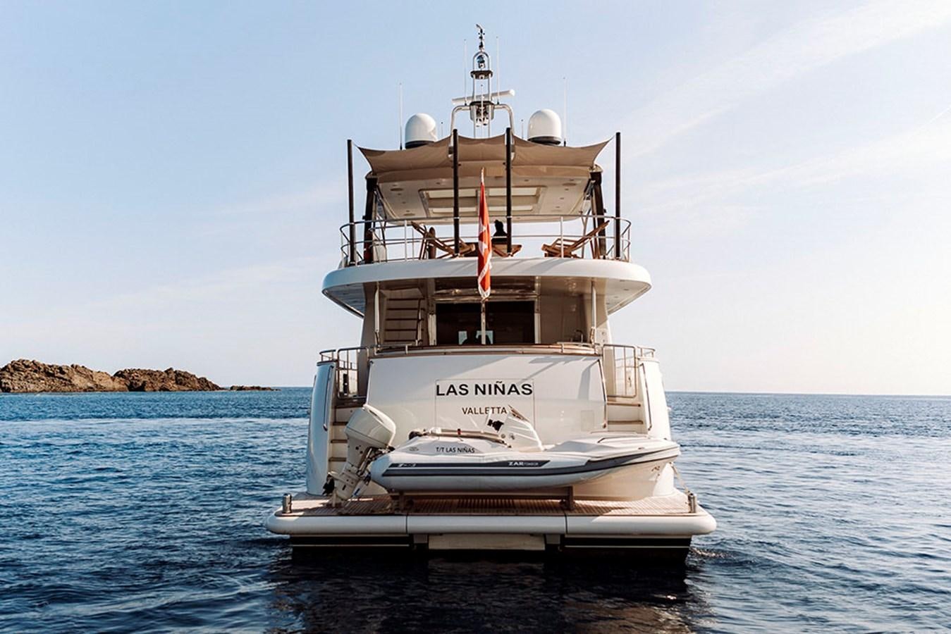 a boat in the water aboard LAS NINAS Yacht for Sale