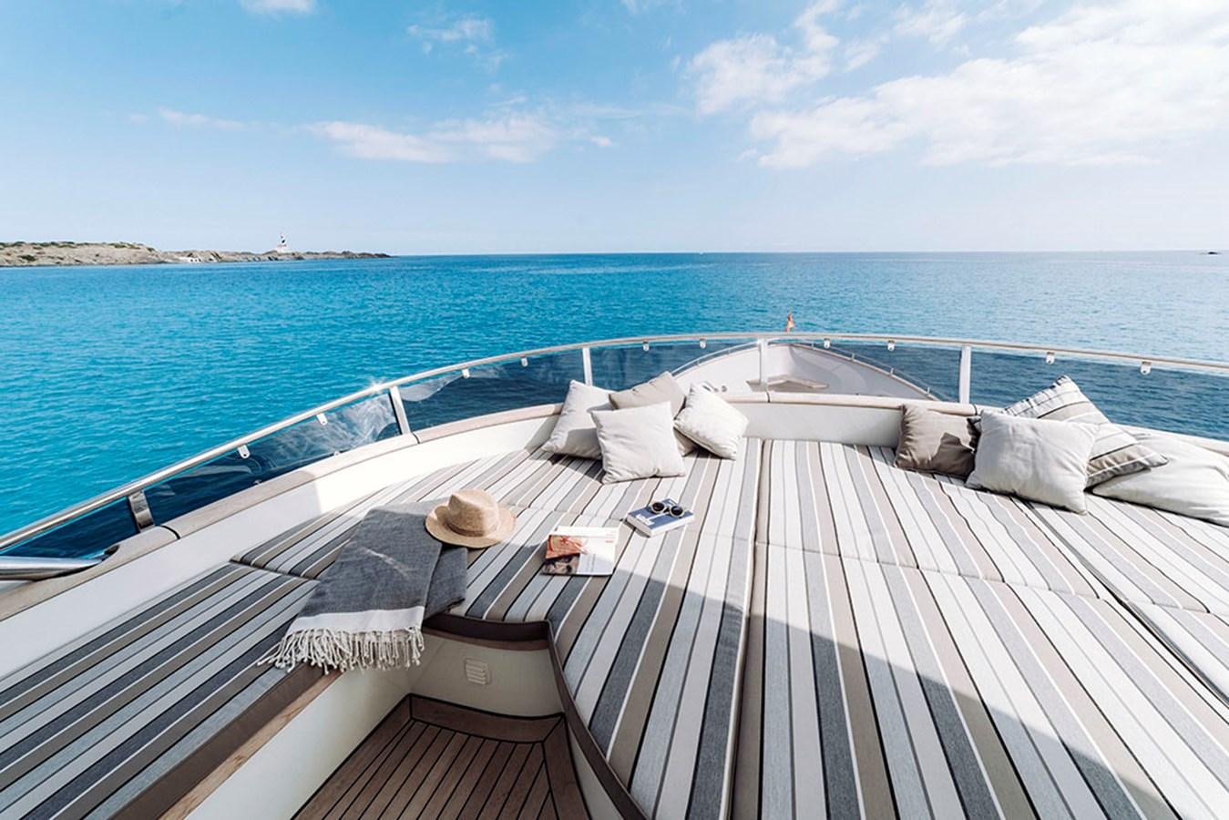 a boat on the water aboard LAS NINAS Yacht for Sale