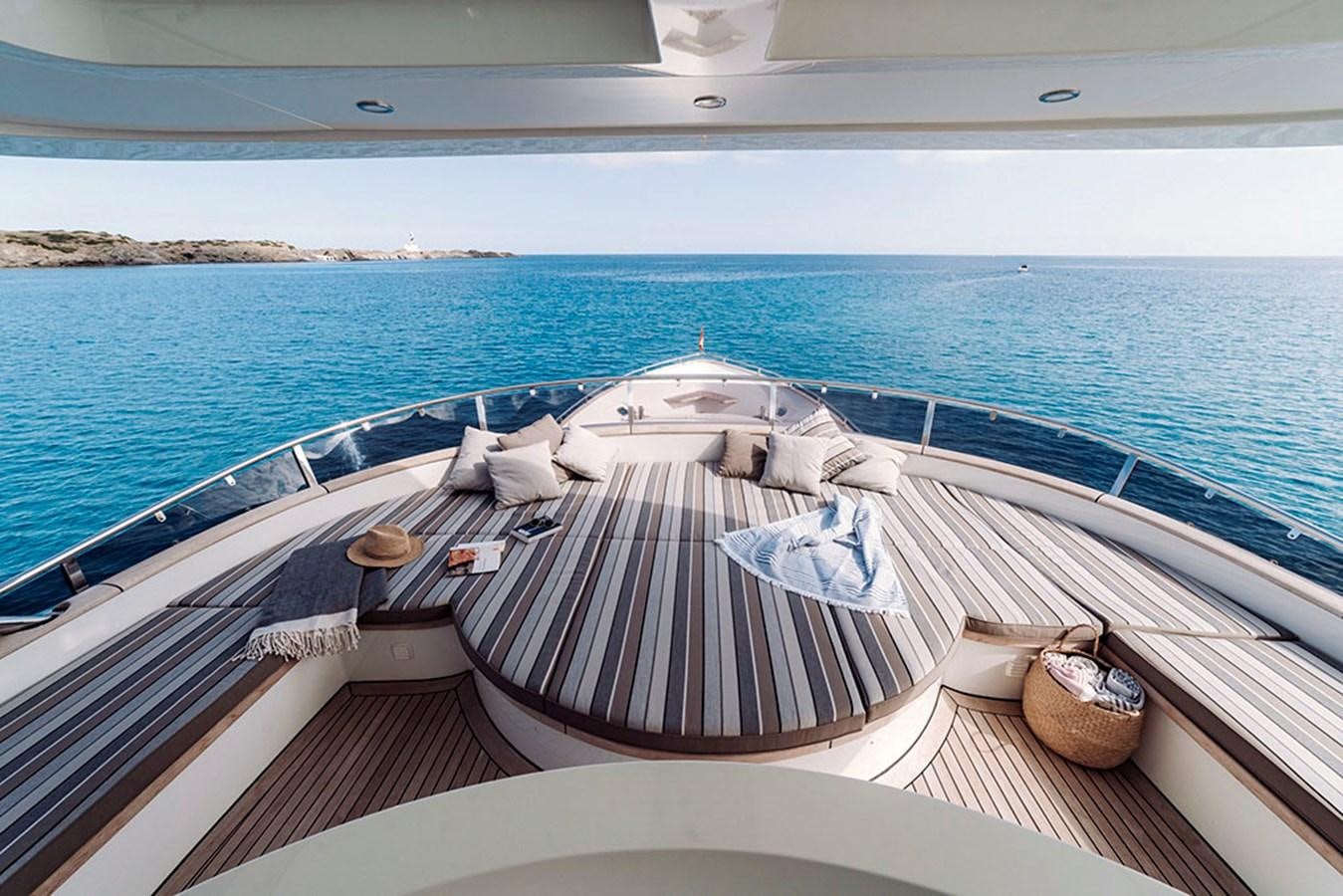 a boat on the water aboard LAS NINAS Yacht for Sale