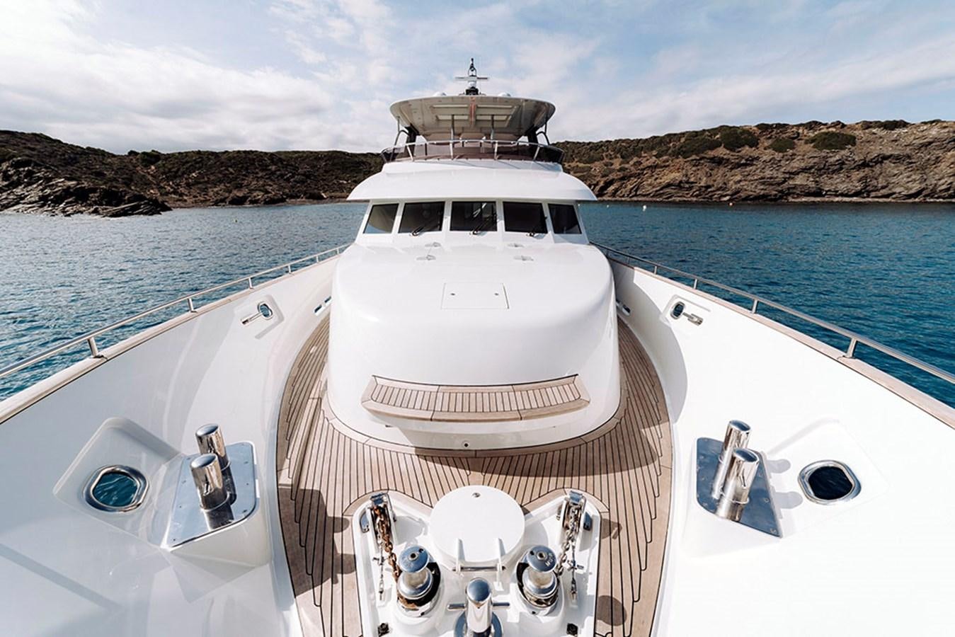 a boat on the water aboard LAS NINAS Yacht for Sale