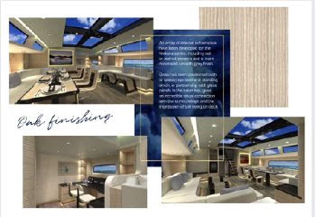 a sign in a building aboard 2023 MCCONAGHY MAKARA Yacht for Sale