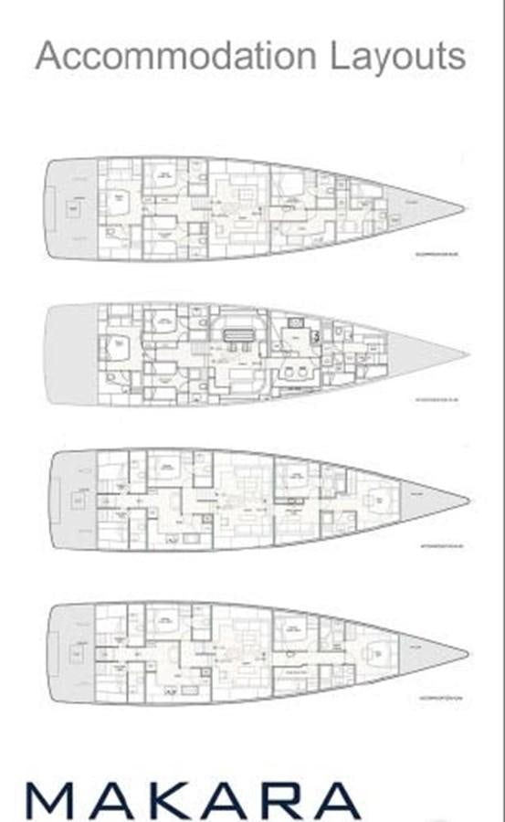 calendar aboard 2023 MCCONAGHY MAKARA Yacht for Sale