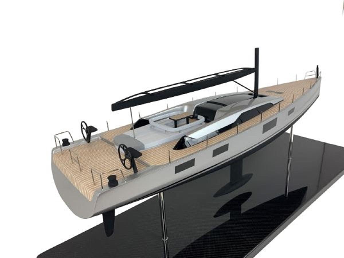 a model of a boat aboard 2023 MCCONAGHY MAKARA Yacht for Sale