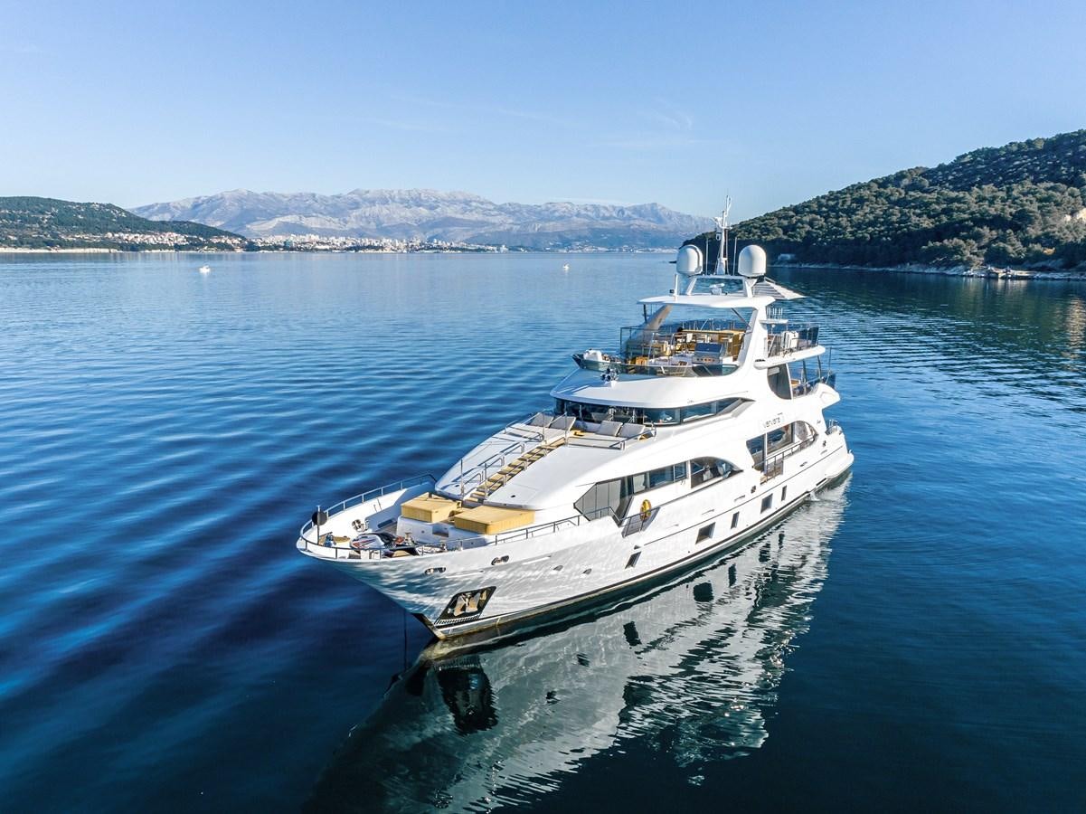 a boat in the water aboard VARVARA Yacht for Sale