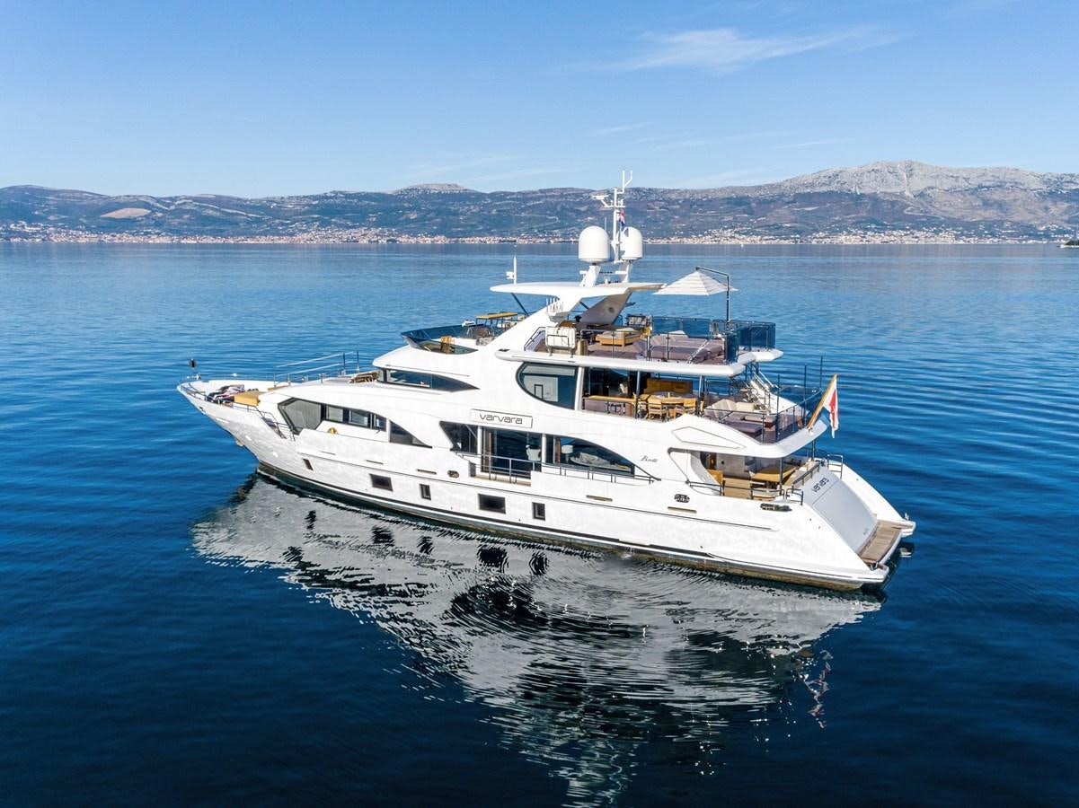 a boat on the water aboard VARVARA Yacht for Sale