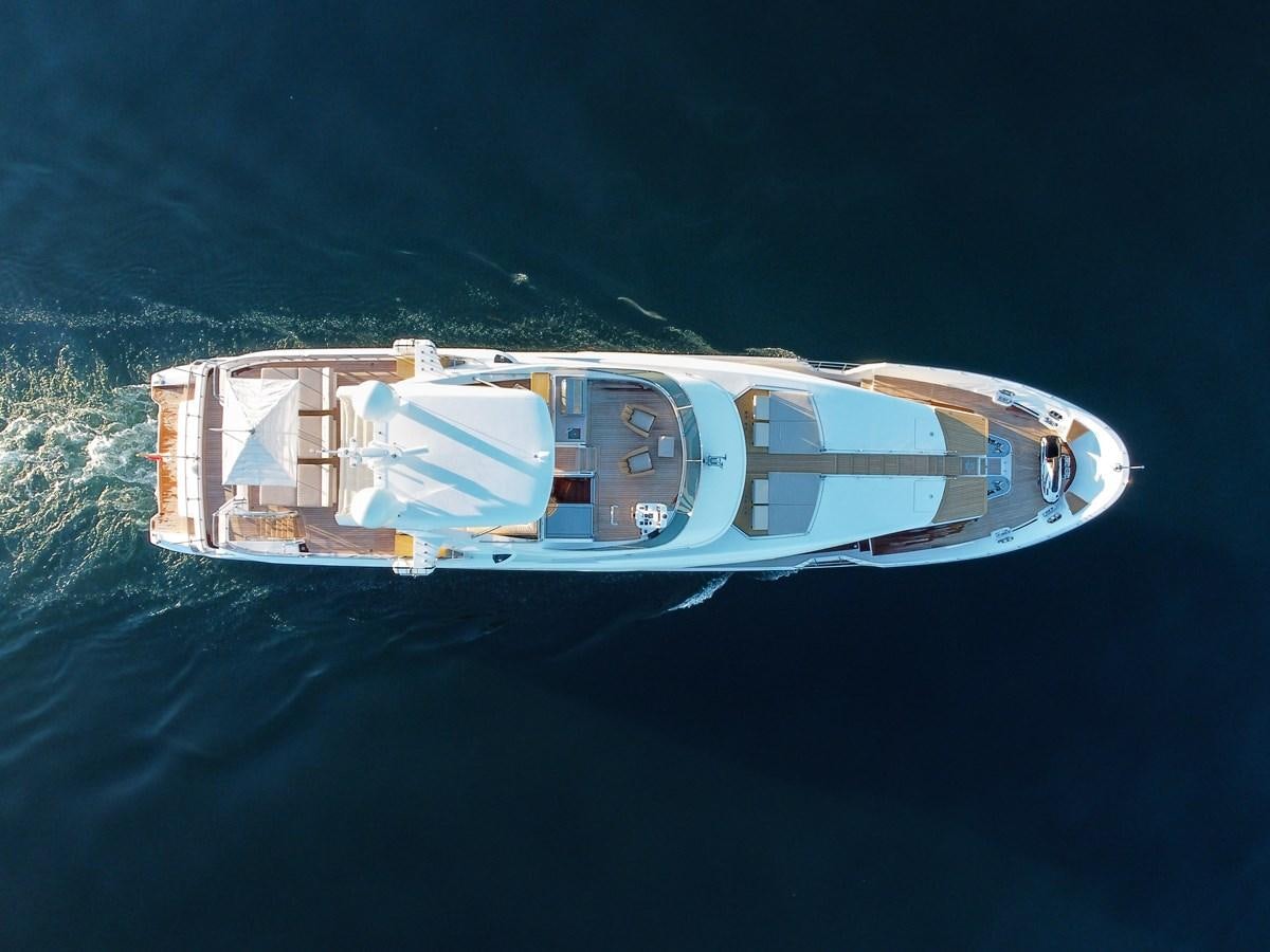 a satellite in space aboard VARVARA Yacht for Sale