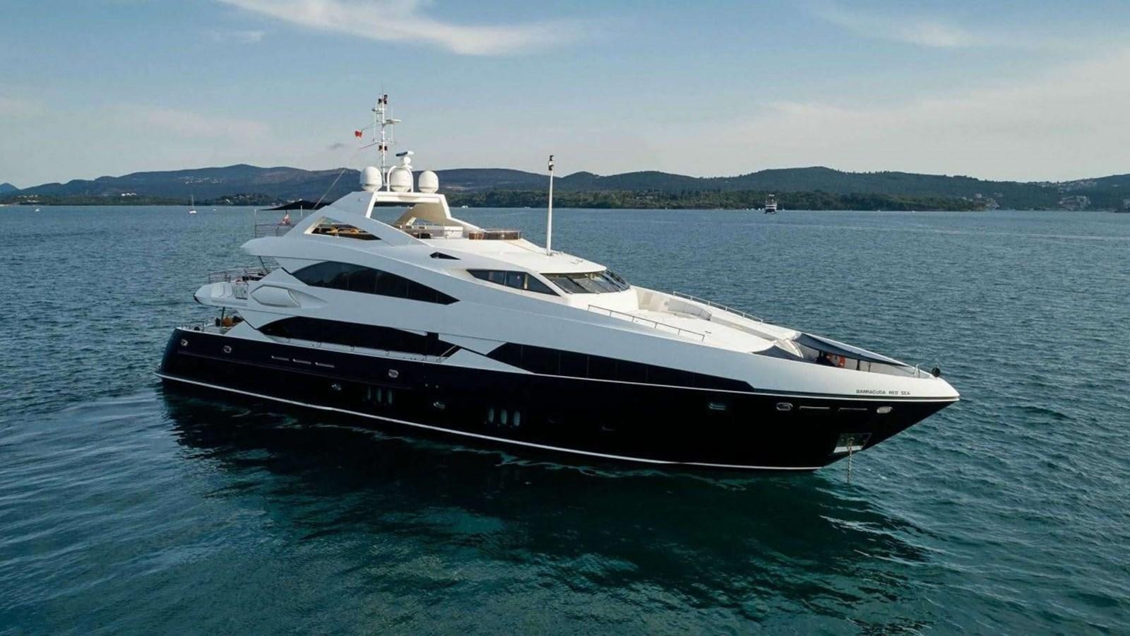 a white yacht in the water aboard BARRACUDA RED SEA Yacht for Sale