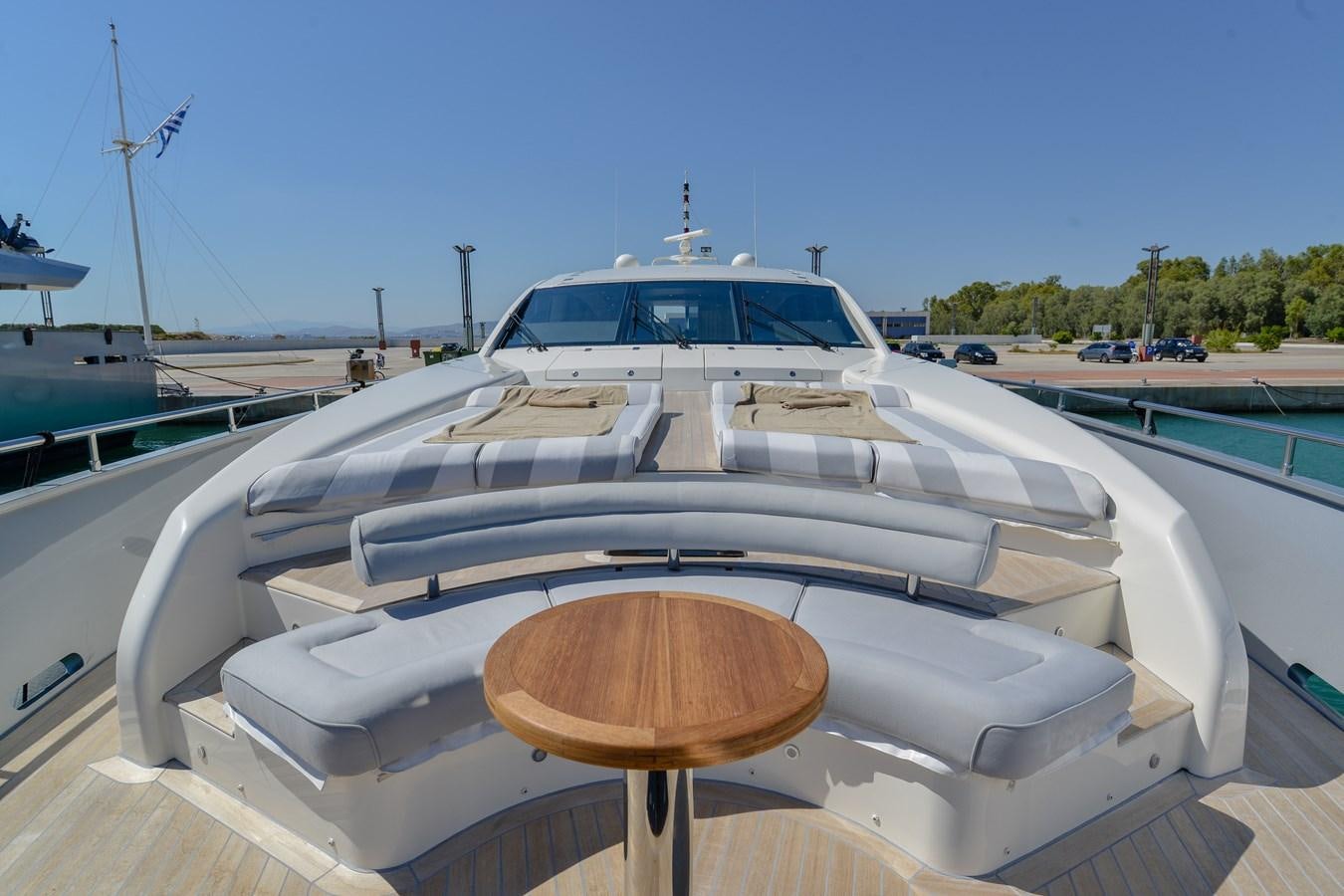 a boat on the water aboard SUN ANEMOS Yacht for Sale