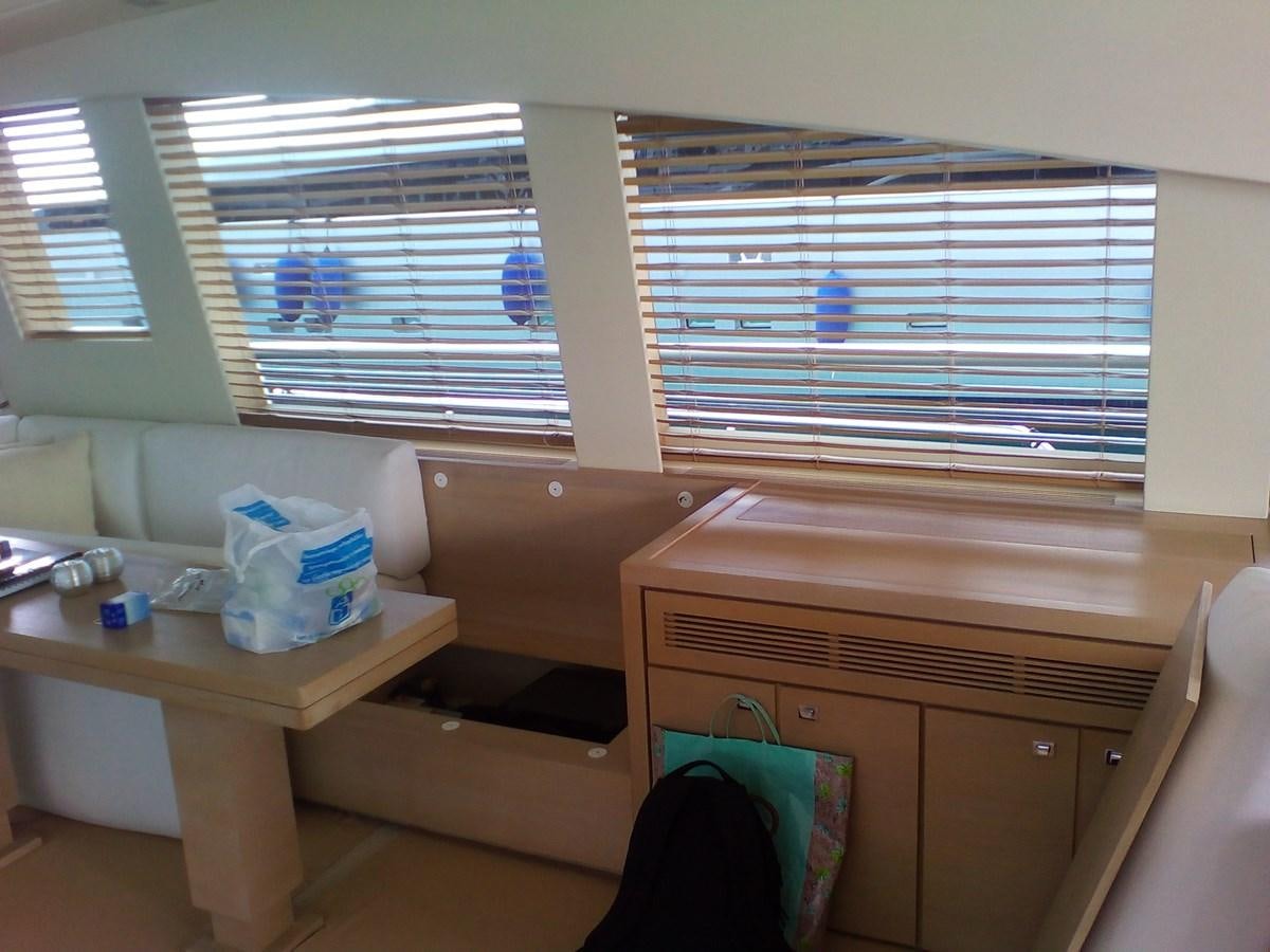 a room with a desk and a window aboard SUN ANEMOS Yacht for Sale