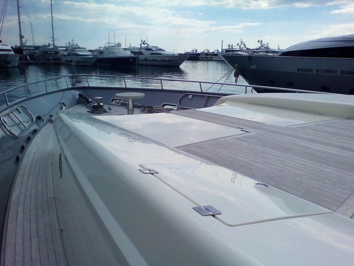 a deck with many boats aboard SUN ANEMOS Yacht for Sale