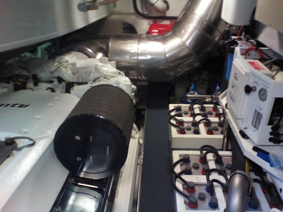 a close-up of a machine aboard SUN ANEMOS Yacht for Sale