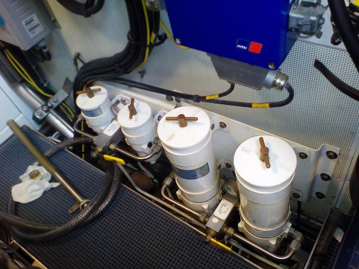a group of toilet paper rolls aboard SUN ANEMOS Yacht for Sale
