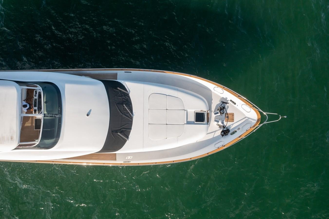 a person standing on a boat aboard DOMINIC Yacht for Sale