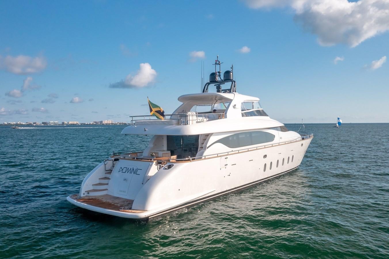 a boat in the water aboard DOMINIC Yacht for Sale