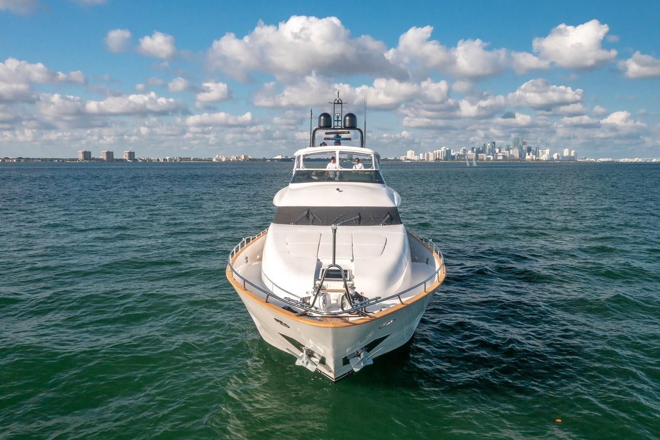 a boat in the water aboard DOMINIC Yacht for Sale