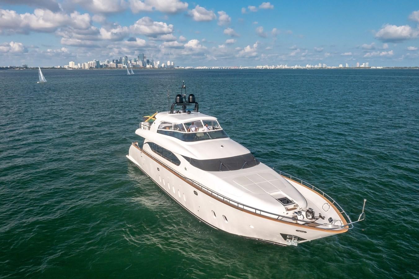 a boat in the water aboard DOMINIC Yacht for Sale