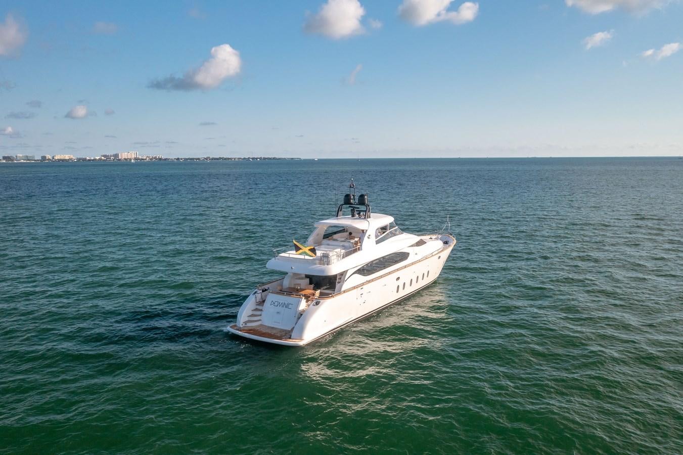 a boat in the water aboard DOMINIC Yacht for Sale