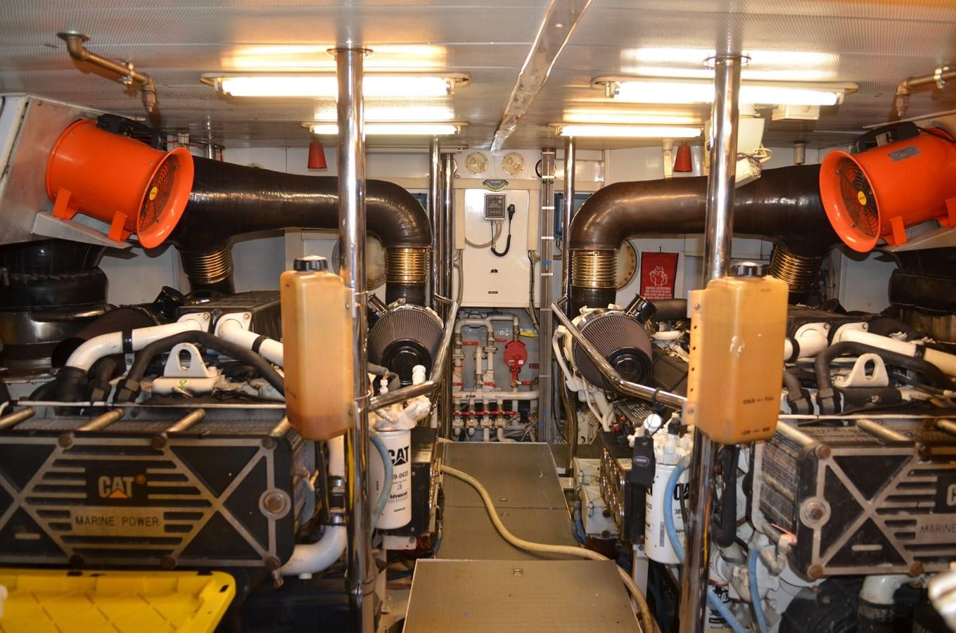 a machine with a large machine aboard DOMINIC Yacht for Sale
