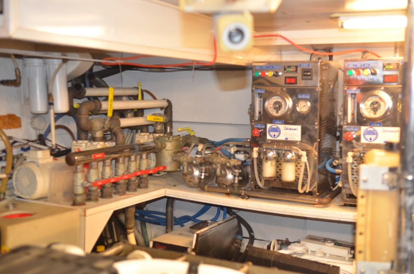 a room with machinery aboard DOMINIC Yacht for Sale