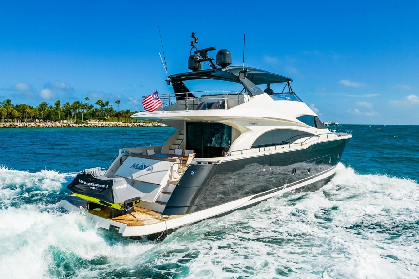 a boat on the water aboard MAYA Yacht for Sale