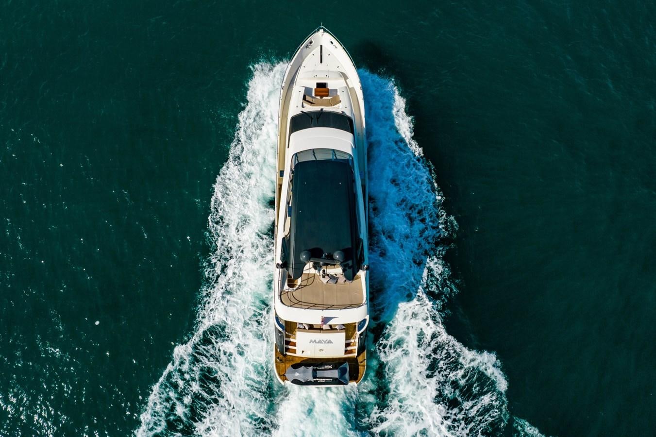 a ship in the water aboard MAYA Yacht for Sale
