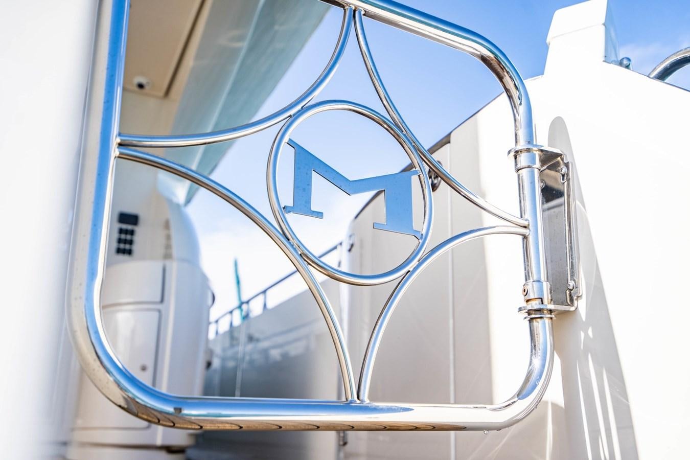 a close-up of a glass aboard MAYA Yacht for Sale