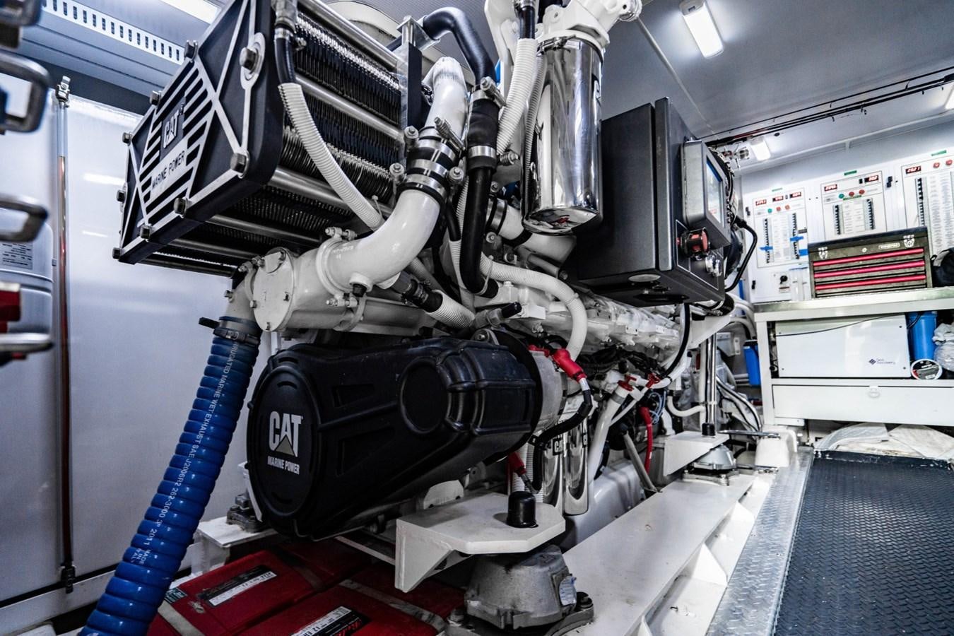 a machine with a large black object aboard MAYA Yacht for Sale