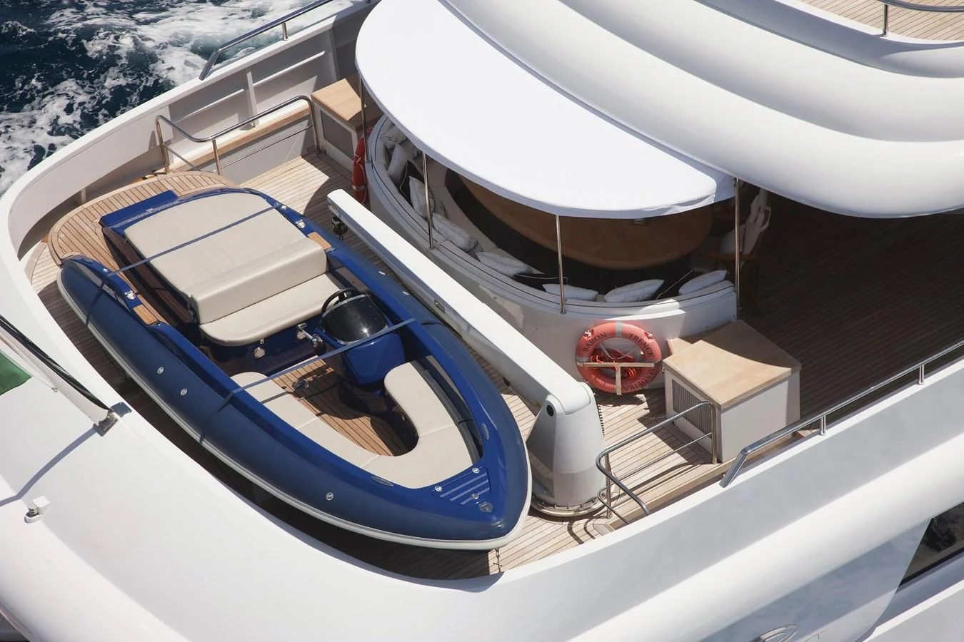 a boat on the water aboard BARON TRENCK Yacht for Charter
