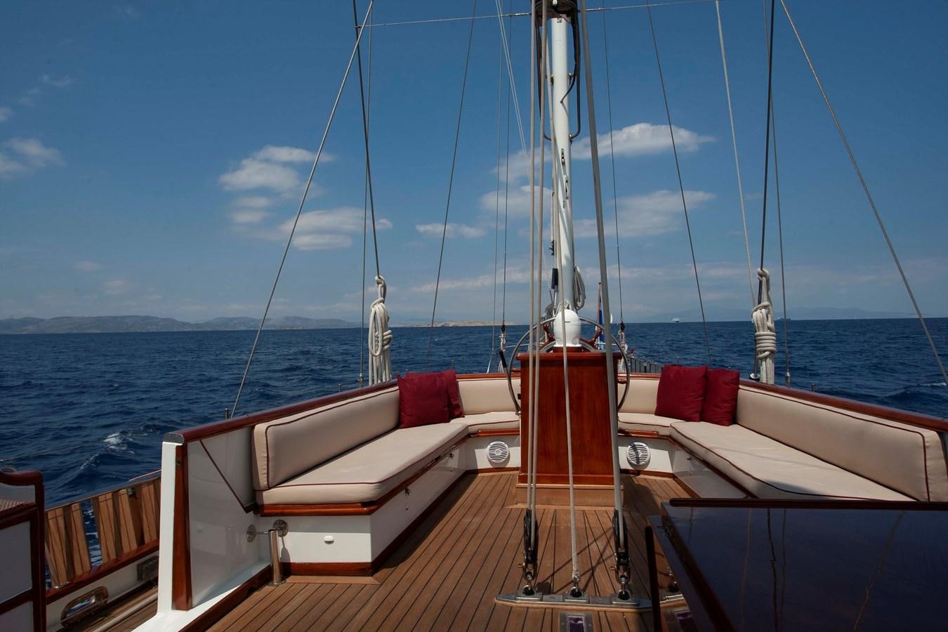 a boat on the water aboard LAMADINE Yacht for Sale