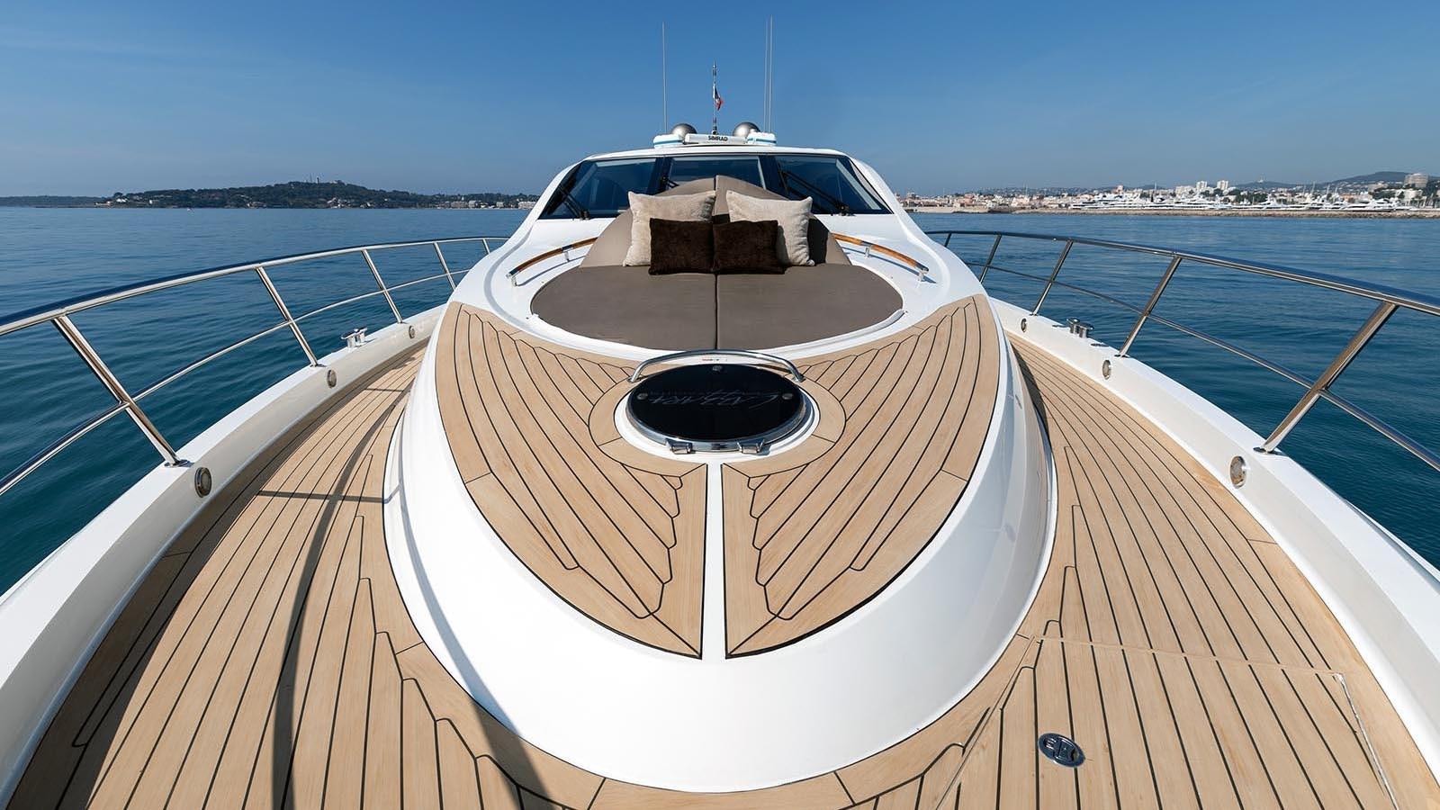 a boat on the water aboard LIZZI Yacht for Sale