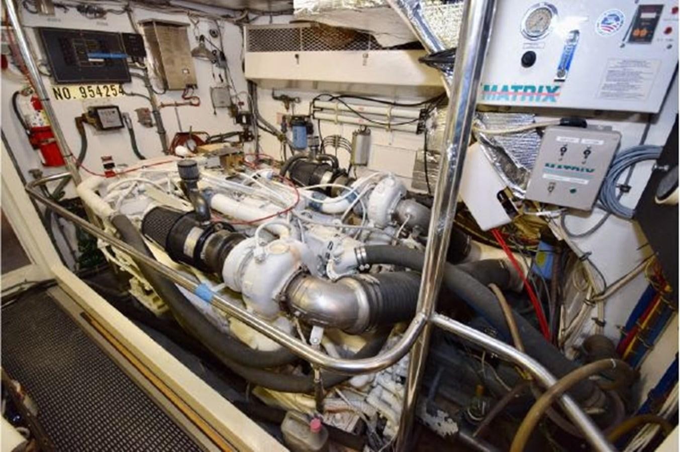 a machine with wires aboard MAC LL Yacht for Sale