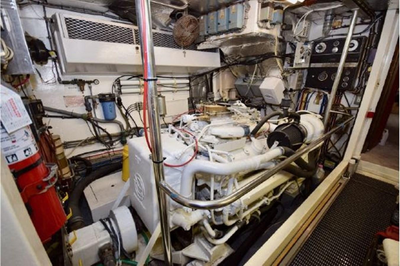 a machine with wires aboard MAC LL Yacht for Sale