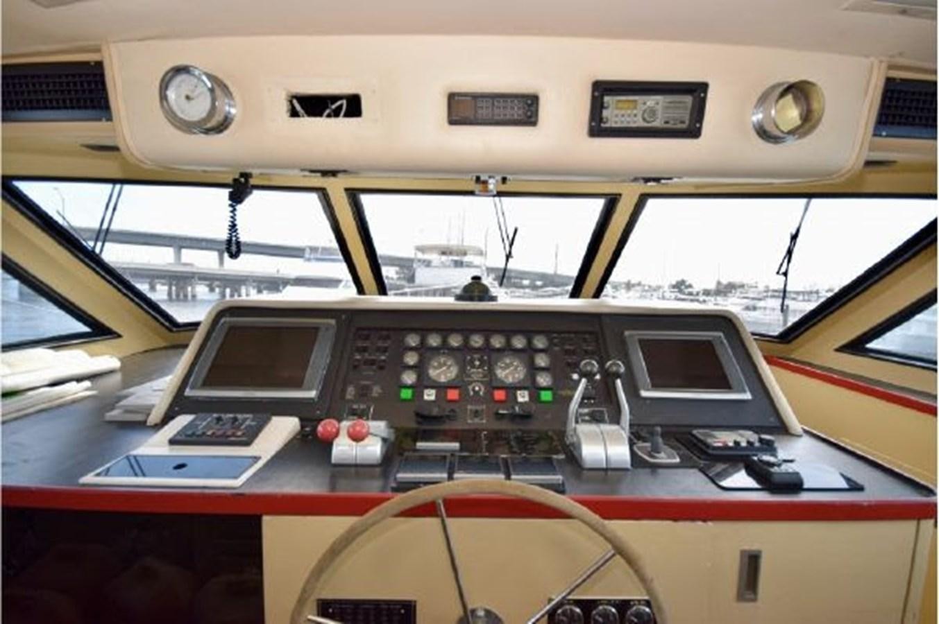 a cockpit of an airplane aboard MAC LL Yacht for Sale