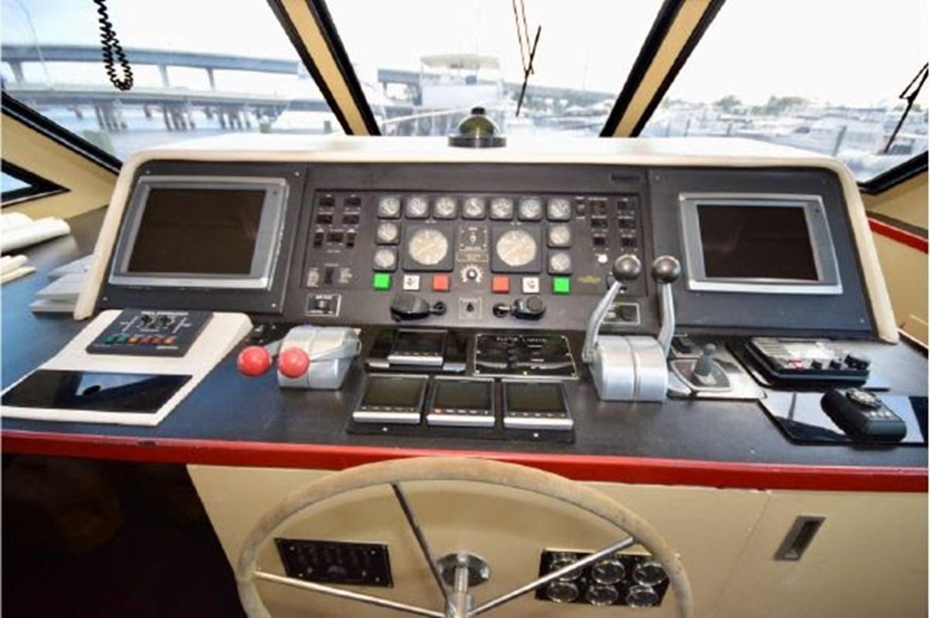 a cockpit of a plane aboard MAC LL Yacht for Sale