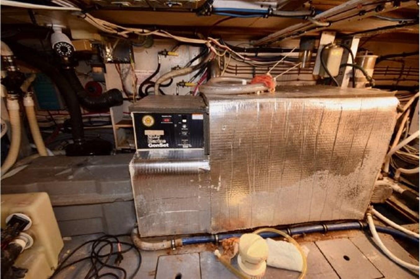 a machine with wires aboard MAC LL Yacht for Sale