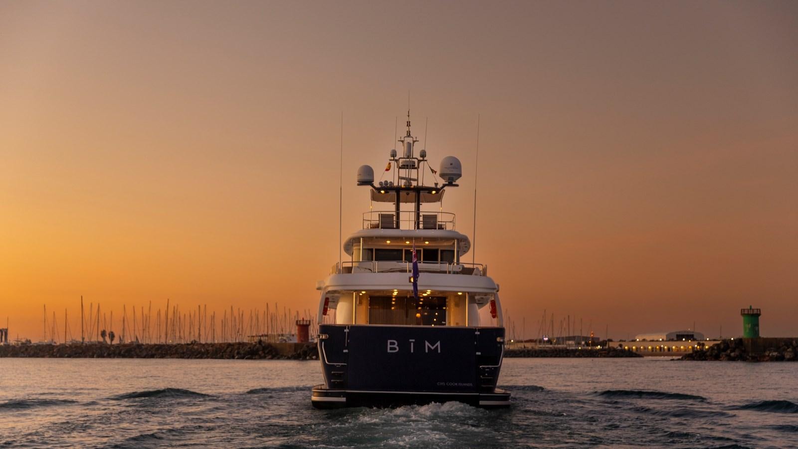 a boat in the water aboard BIM Yacht for Sale