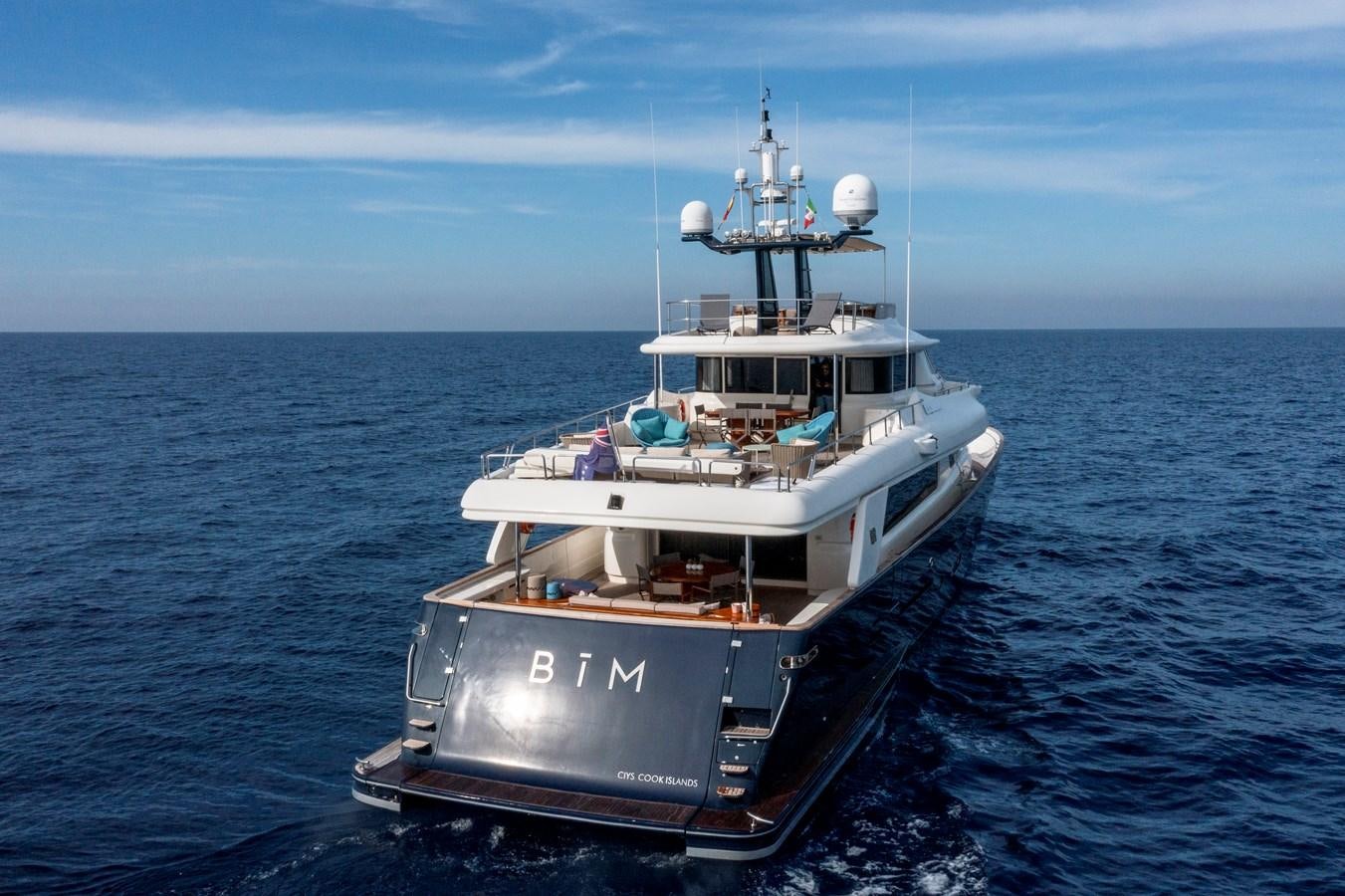 a boat in the water aboard BIM Yacht for Sale