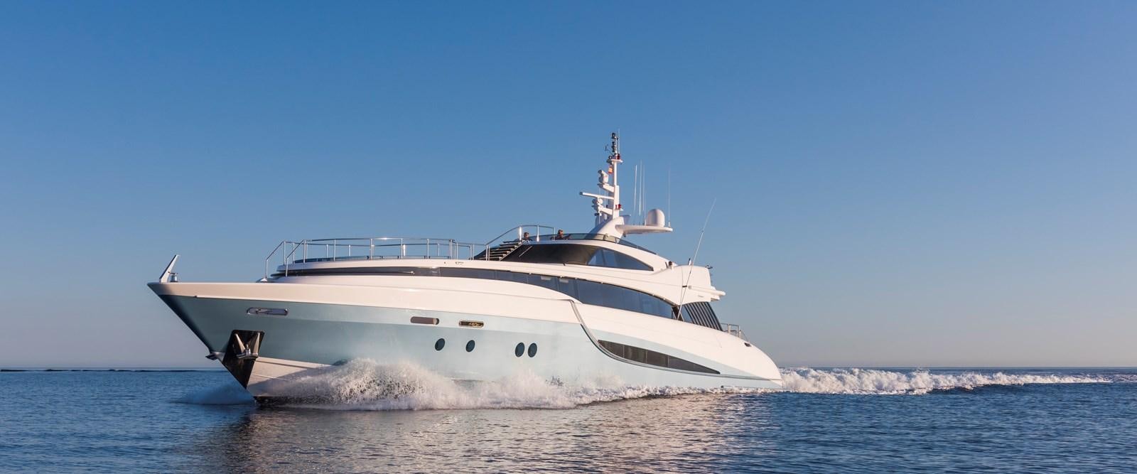 a white yacht on the water aboard BENITA BLUE Yacht for Charter