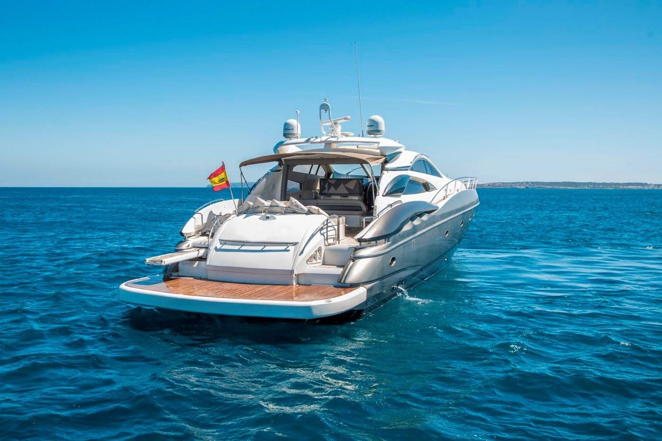a boat in the water aboard LE CHIFFRE Yacht for Sale