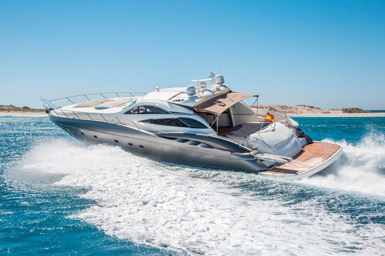 a boat on the water aboard LE CHIFFRE Yacht for Sale