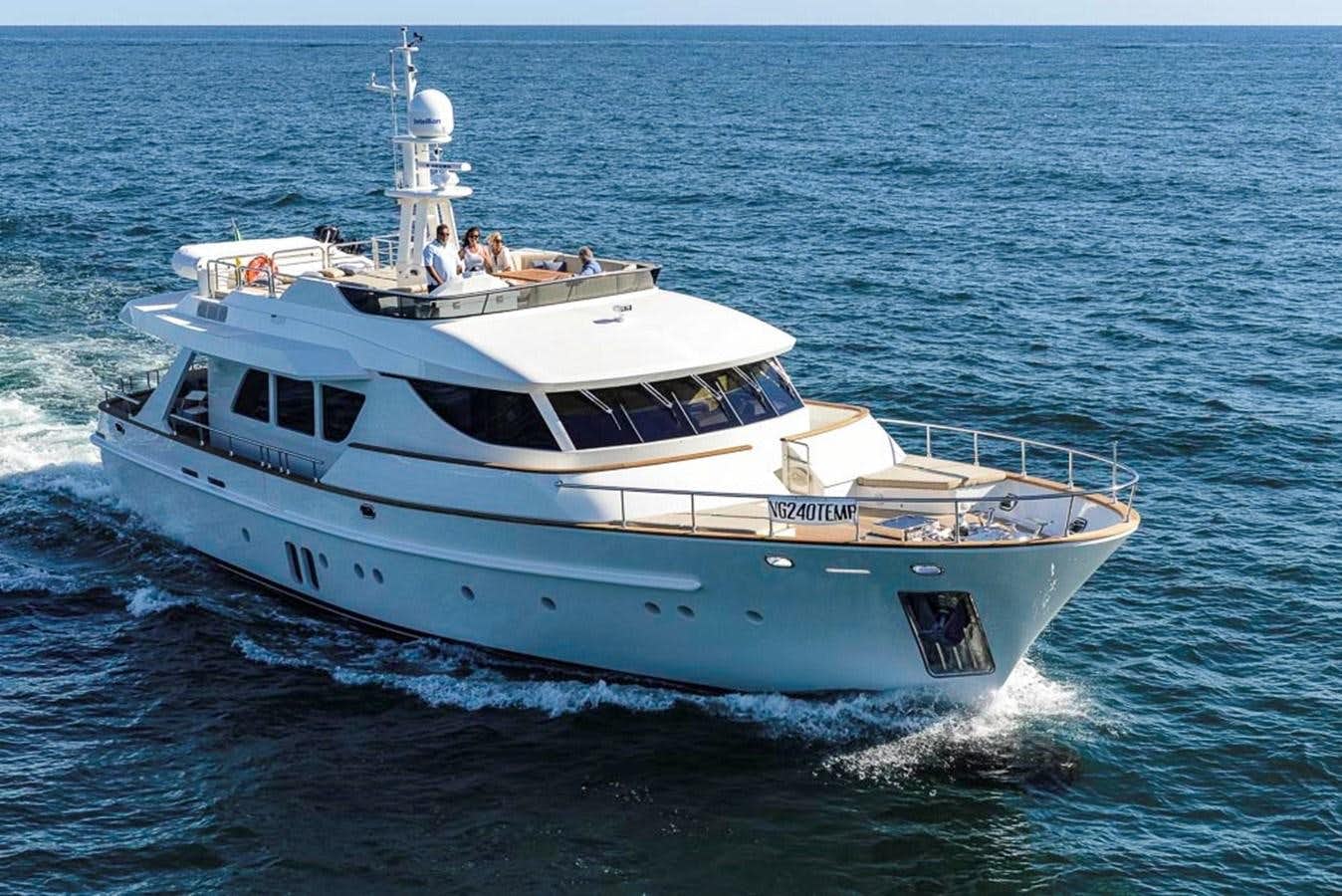 a boat in the water aboard UNICA Yacht for Sale