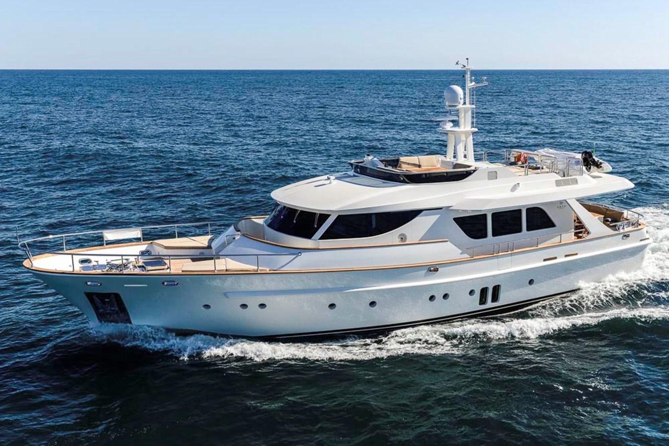 a boat on the water aboard UNICA Yacht for Sale