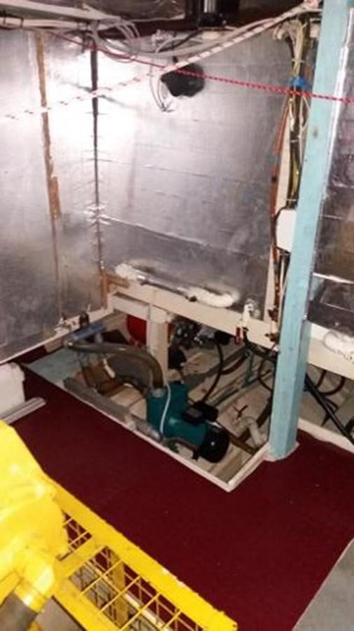 a large metal machine aboard 1998 CUSTOM SAILING YACHT Yacht for Sale