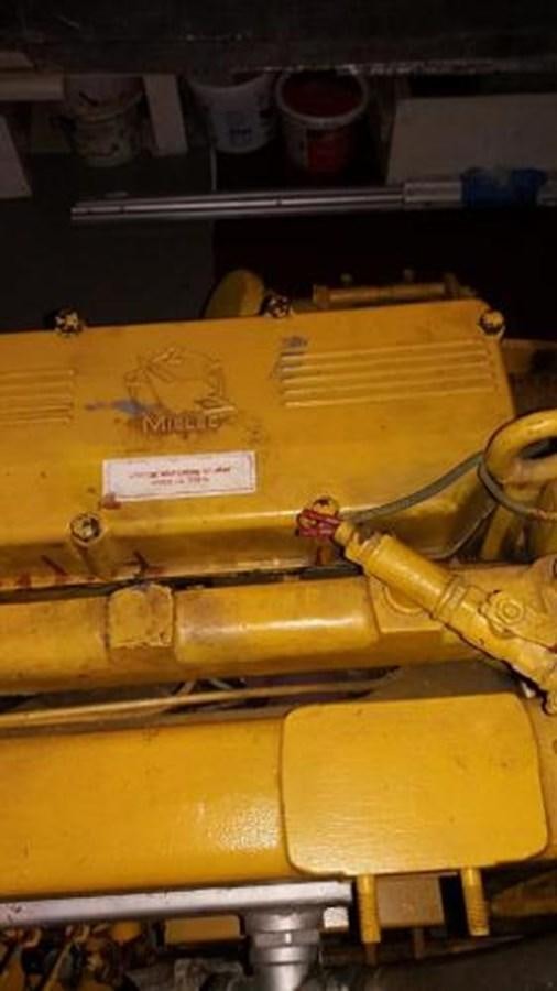 a yellow box with a metal handle aboard 1998 CUSTOM SAILING YACHT Yacht for Sale