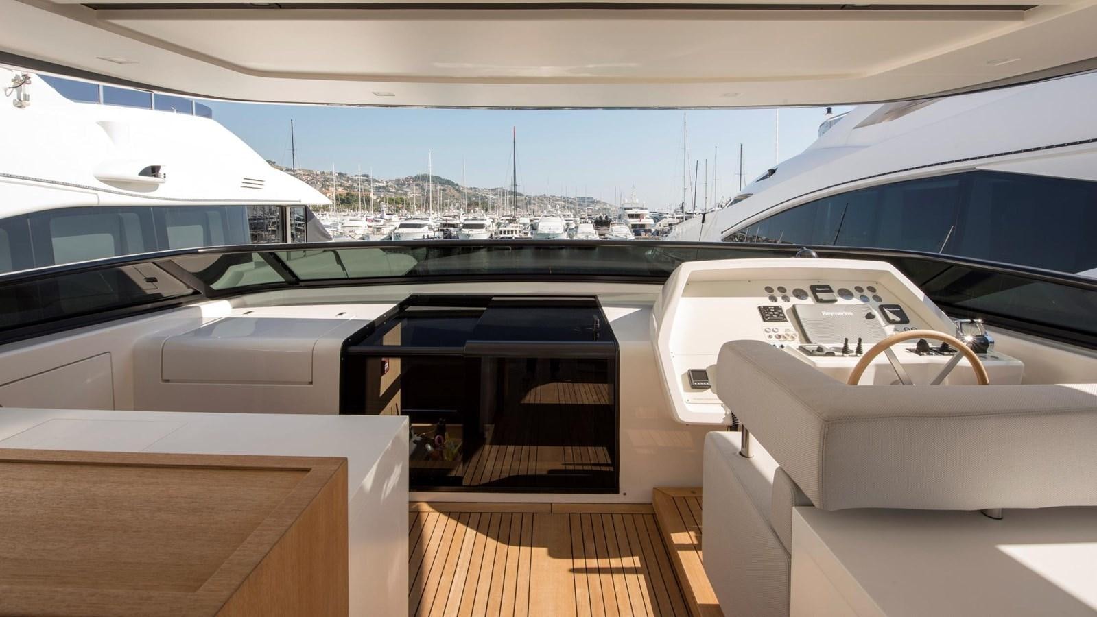 inside of a car aboard 2015 SANLORENZO SL96 #623 Yacht for Sale
